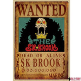 Poster Wanted One Piece Brook - Bleach Web