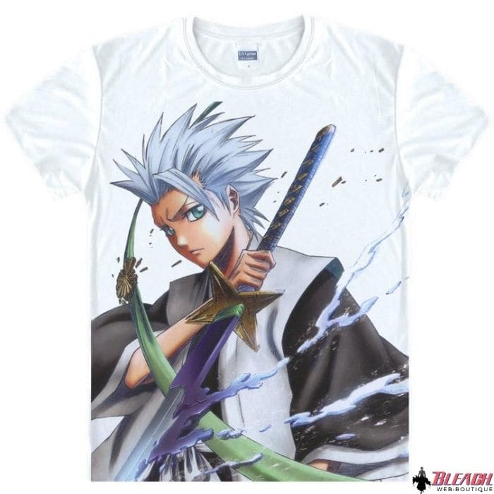 Bleachweb Tshirt Bleach à imprimé Tôshiro Hitsugaya Bleach 