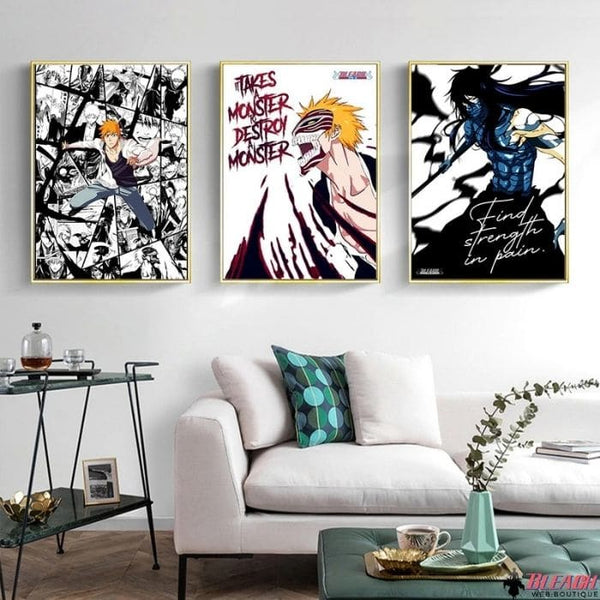 Toile murale Ichigo Kurosaki - Bleach Web