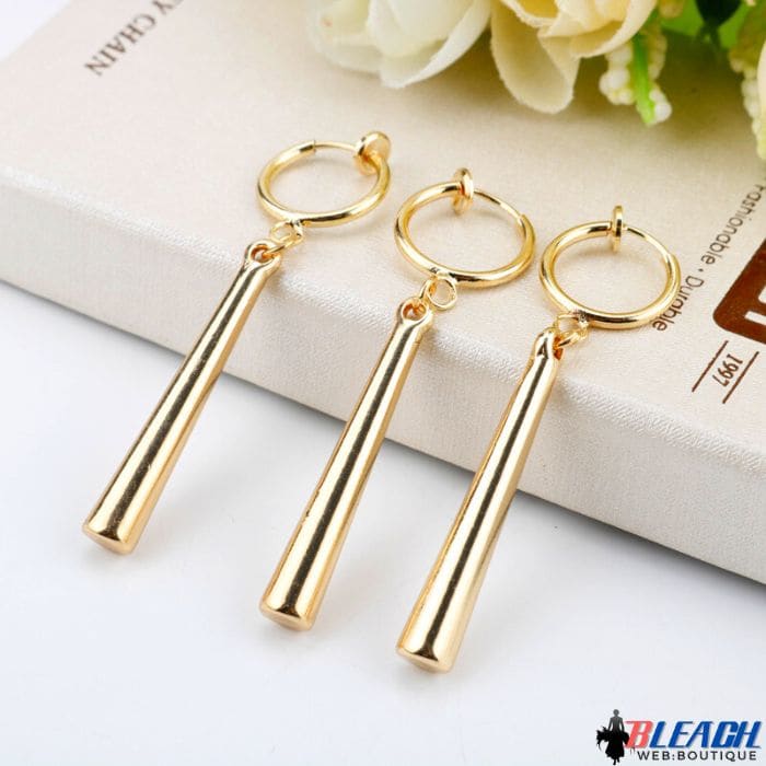 Boucles D'Oreilles Unisexe Style Zoro - Argenté Inox - Neuf Sans Emballage