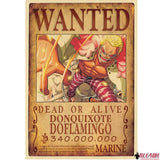 Poster Wanted One Piece Doflamingo - Bleach Web