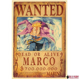 Poster Wanted One Piece Marco le Phoenix - Bleach Web