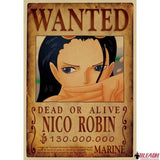 Poster Wanted One Piece Nico Robin - Bleach Web