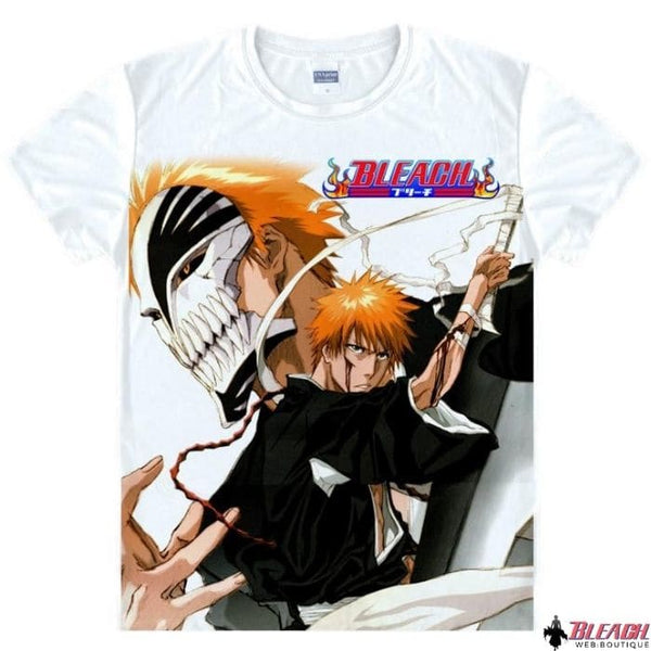 T-Shirt Bleach à imprimé Ichigo avec Hollow - Bleach Web