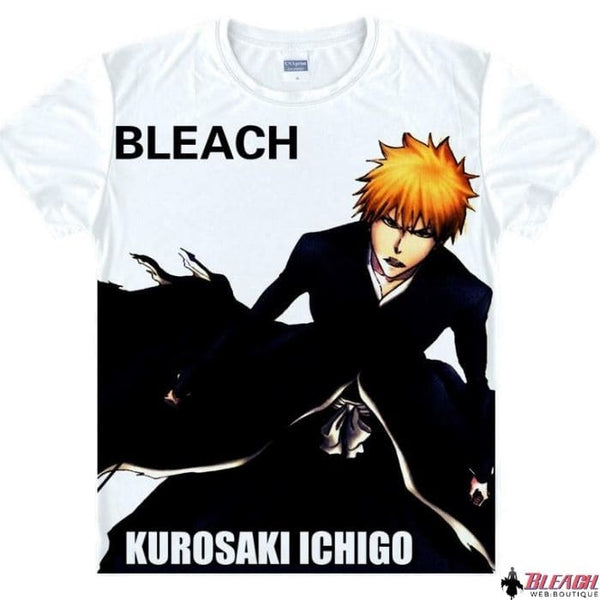 T-shirt Bleach à imprimé Ichigo Kurosaki Getsuga Tenshou - Bleach Web