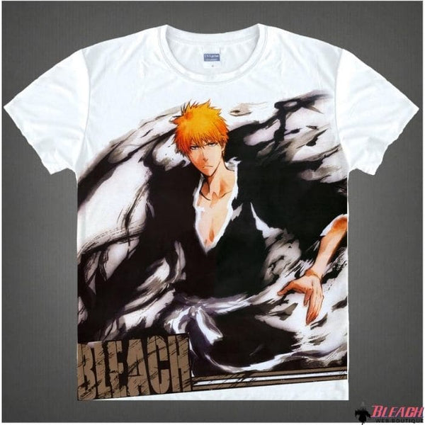 T-shirt Bleach à imprimé Ichigo Shinigami remplaçant - Bleach Web